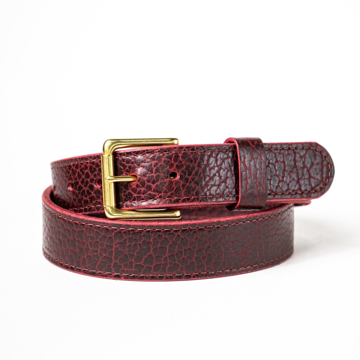 American Bison Heritage Belt - Oxblood