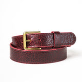 American Bison Heritage Belt - Oxblood
