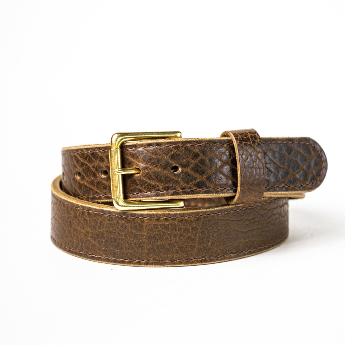 American Bison Heritage Belt - Olive
