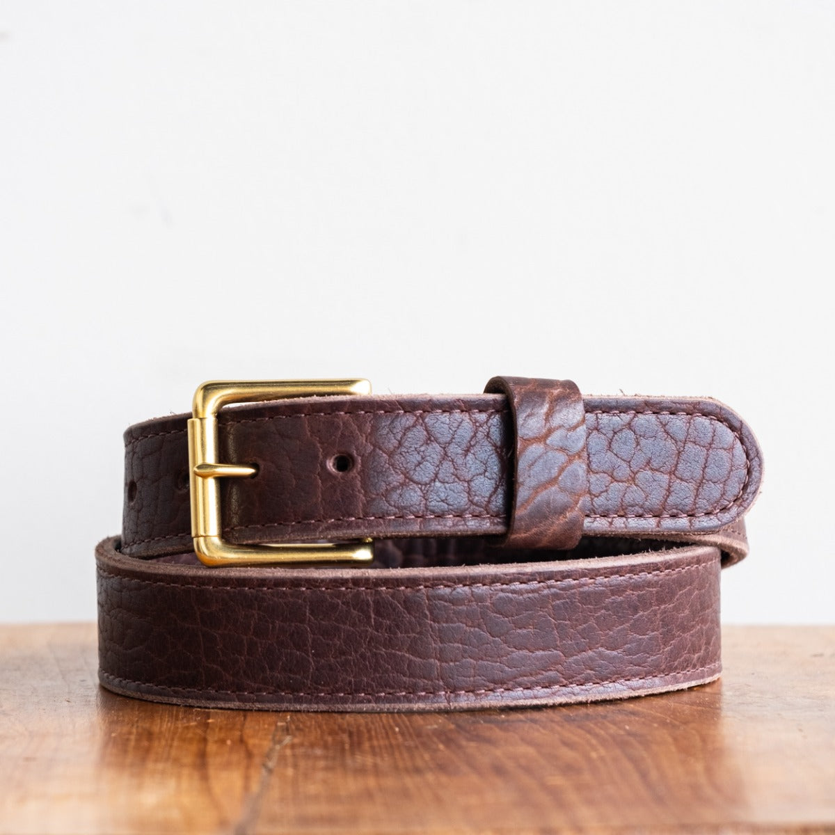 American Bison Heritage Belt - Walnut