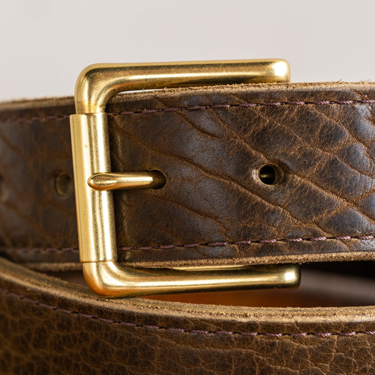American Bison Heritage Belt - Olive