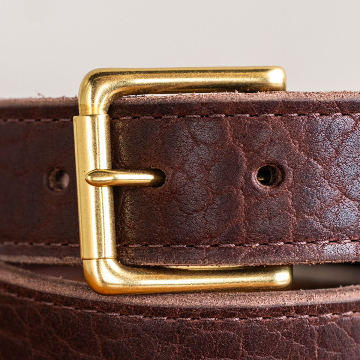 American Bison Heritage Belt - Walnut