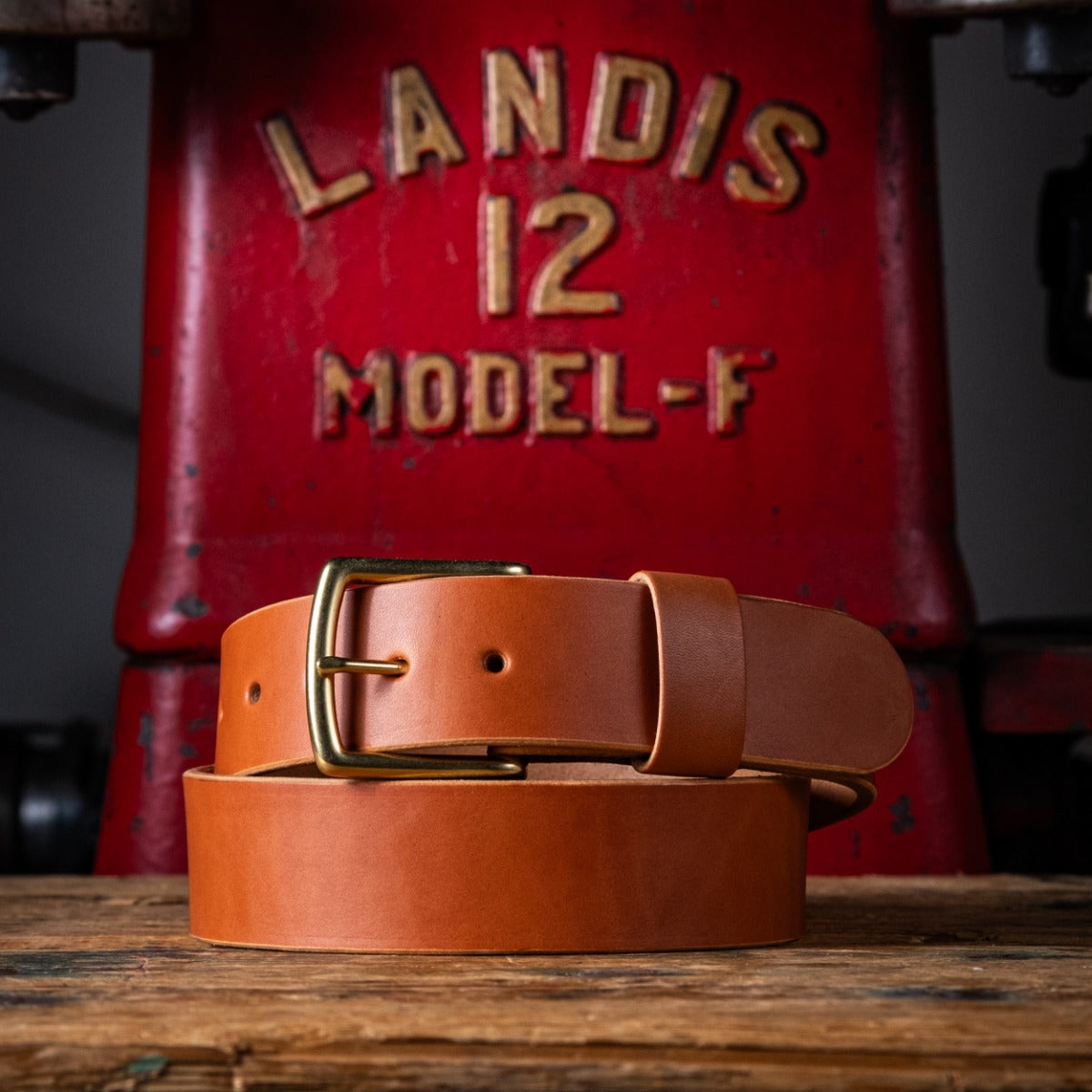 Heavy Duty Leather Work Belt - Tan Wickett & Craig English Bridle