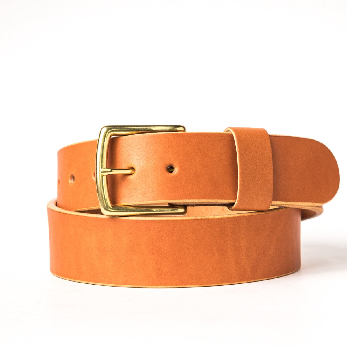 Heavy Duty Leather Work Belt - Tan Wickett & Craig English Bridle