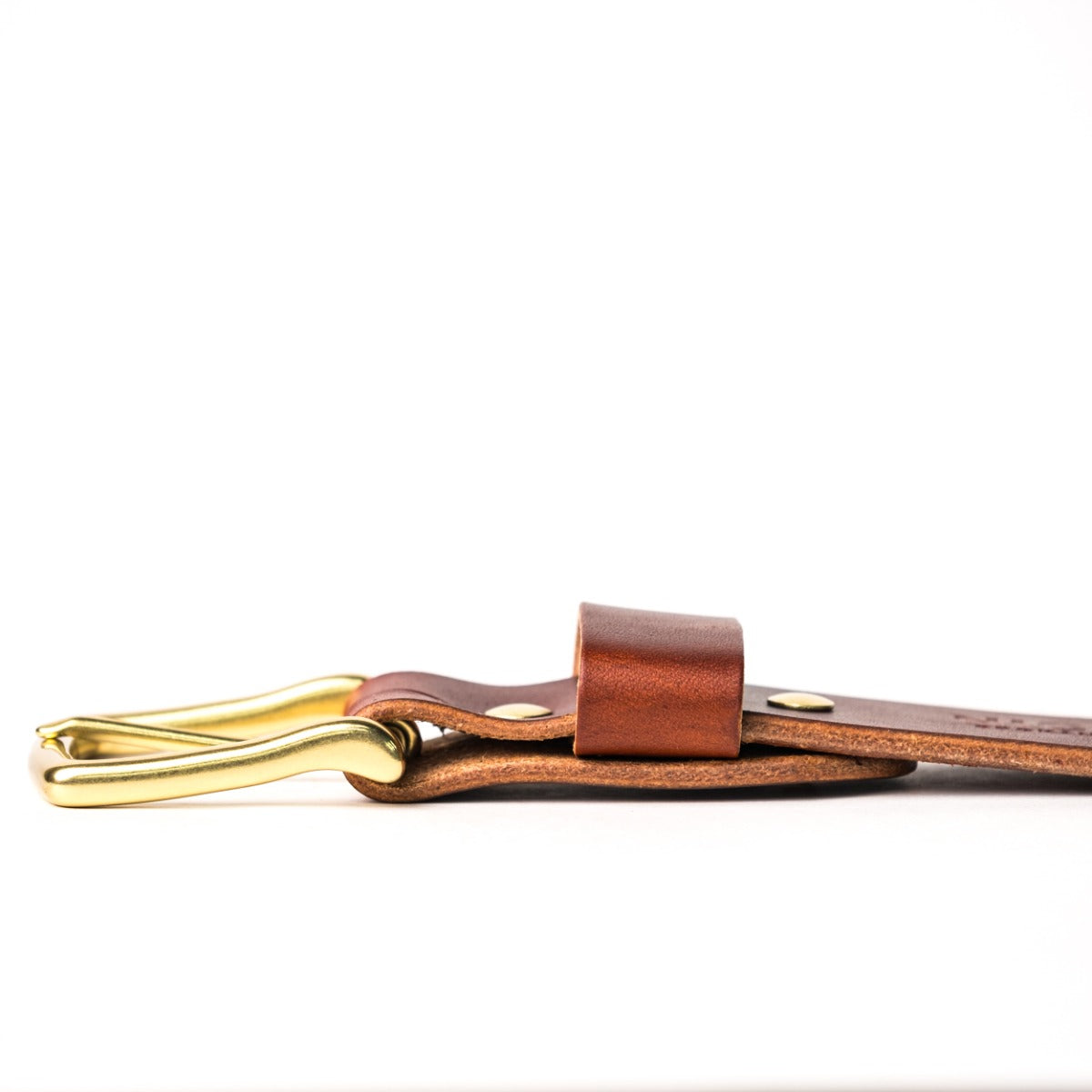 Heavy Duty Leather Work Belt - Tan Wickett & Craig Latigo