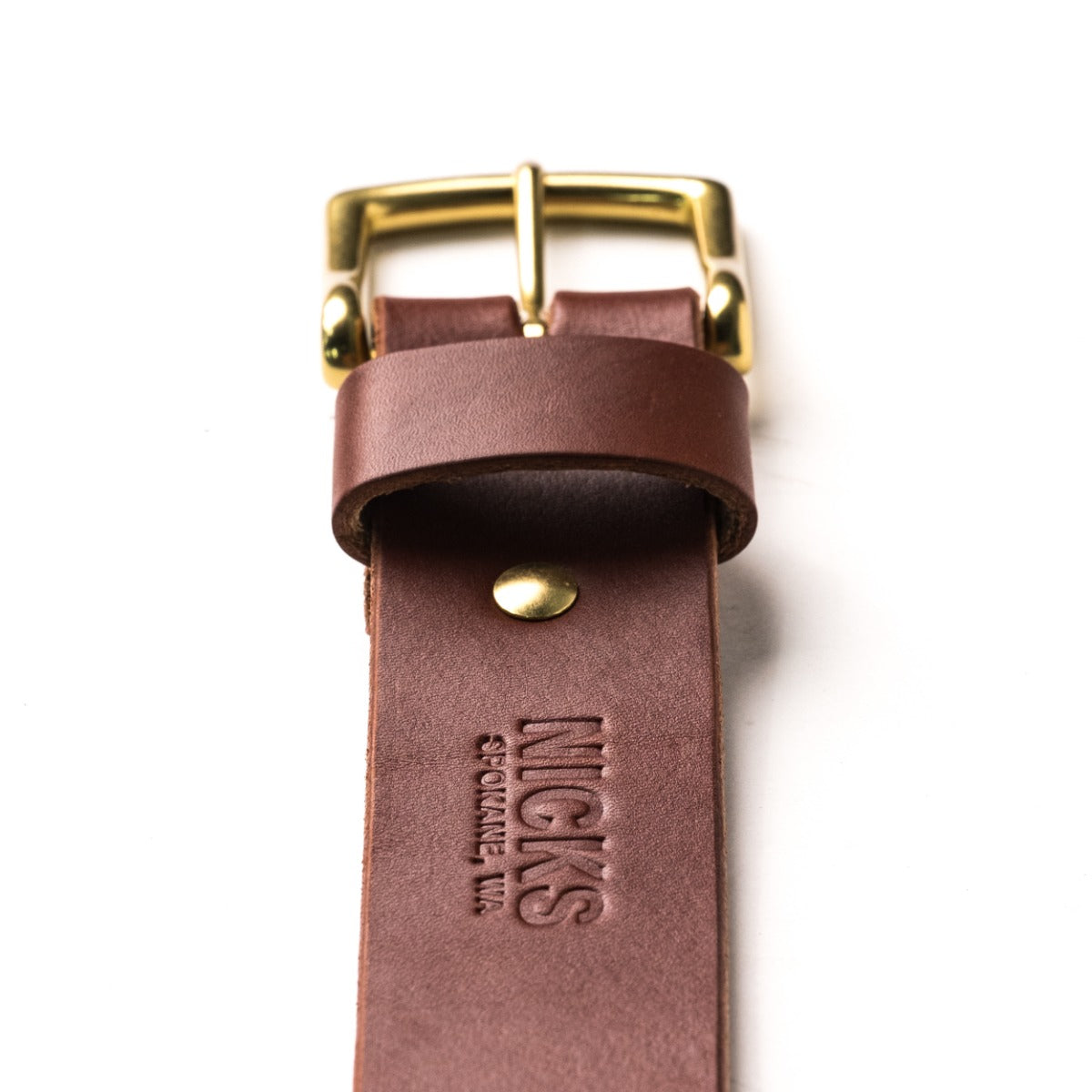 Heavy Duty Leather Work Belt - Tan Wickett & Craig Latigo
