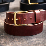 Heavy Duty Leather Work Belt - Tan Wickett & Craig Latigo