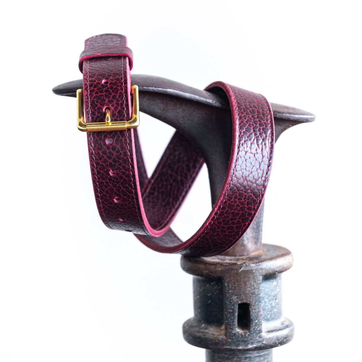 In-Stock Belt / Size 42 / 1.5" / American Bison Heritage Belt - Oxblood