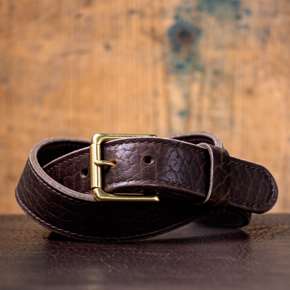 American Bison Heritage Belt - Walnut