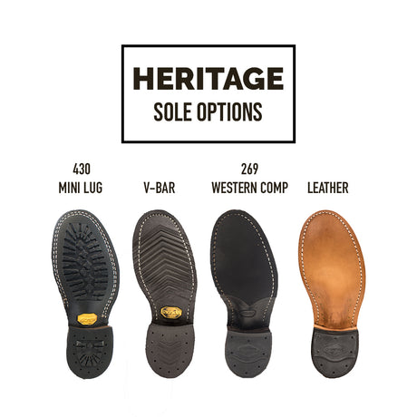 Heritage sole options