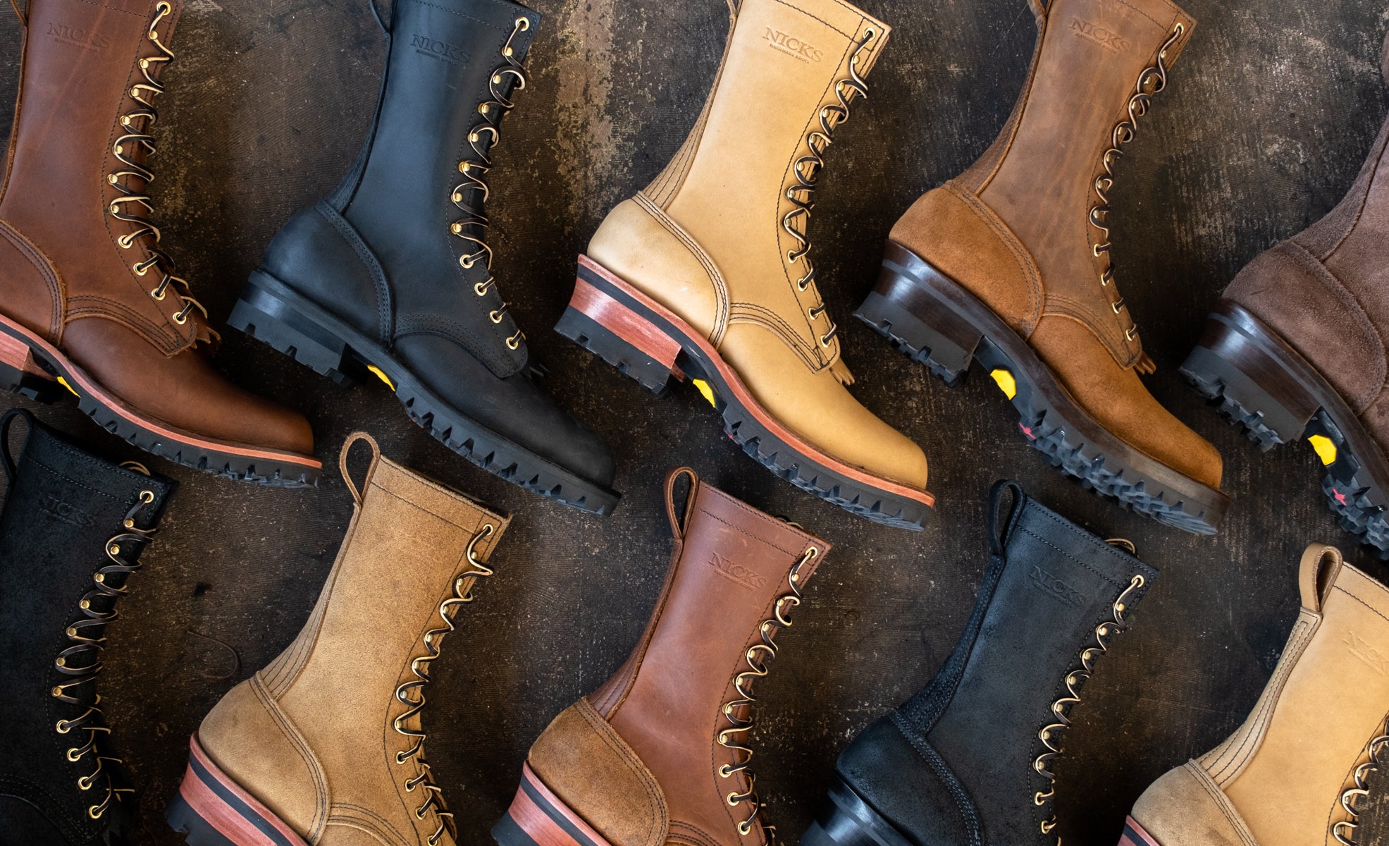 NICKS BOOTS ニックスブーツ　ブラウンスエード　US9 Eワイズ NICKS BOOTS ニックスブーツ ブラウンスエード US9 Eワイズ