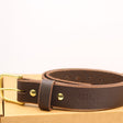 Brand new Walnut work belt with brass hardware 