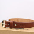 New condition nicks belt medium brown leather 