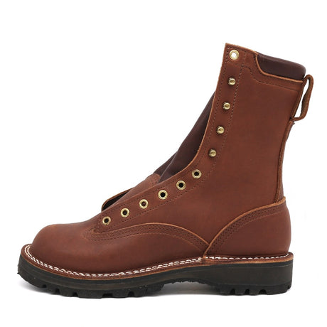 New condition Gamebreaker 8" height 64 brown with a black sierra sole 