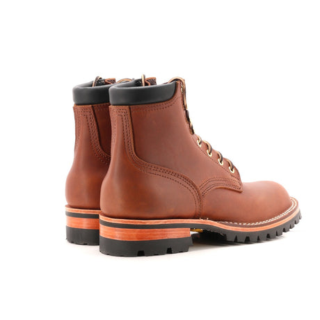 1964 brown color boot with aggressive sole.  6 inches tall.
