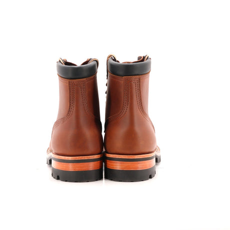 1964 brown color boot with aggressive sole.  6 inches tall.