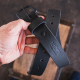 In Stock - Classic Work Belt / 1964 Blackout 1.5” / Waist Size 26 (Belt Size 30)