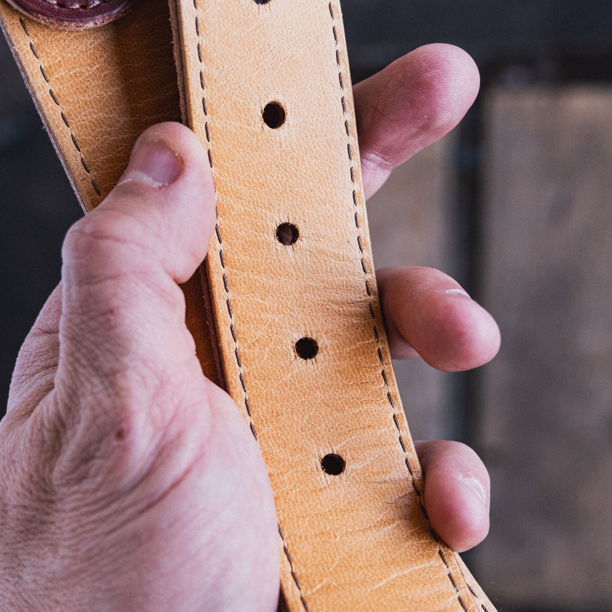 In Stock - Heritage Belt / Burgundy Traditional Harness 1.5” / Waist Size 38 (Belt Size 42)