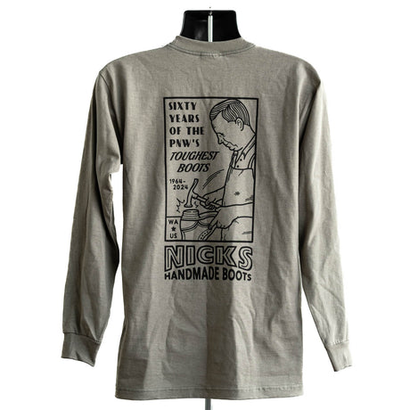 Long sleeve green 60th anniversary shirt