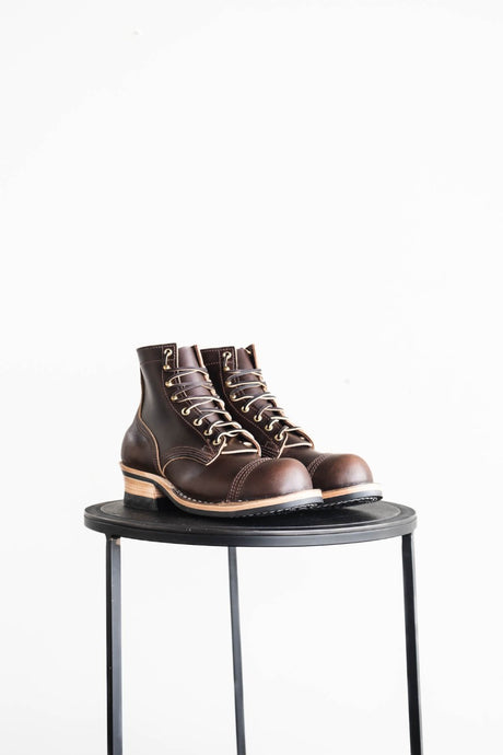 Anvil boot in brown cxl