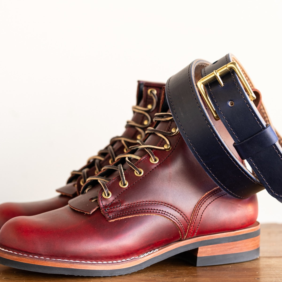 Wickett & Craig Heritage Belt - Cobalt