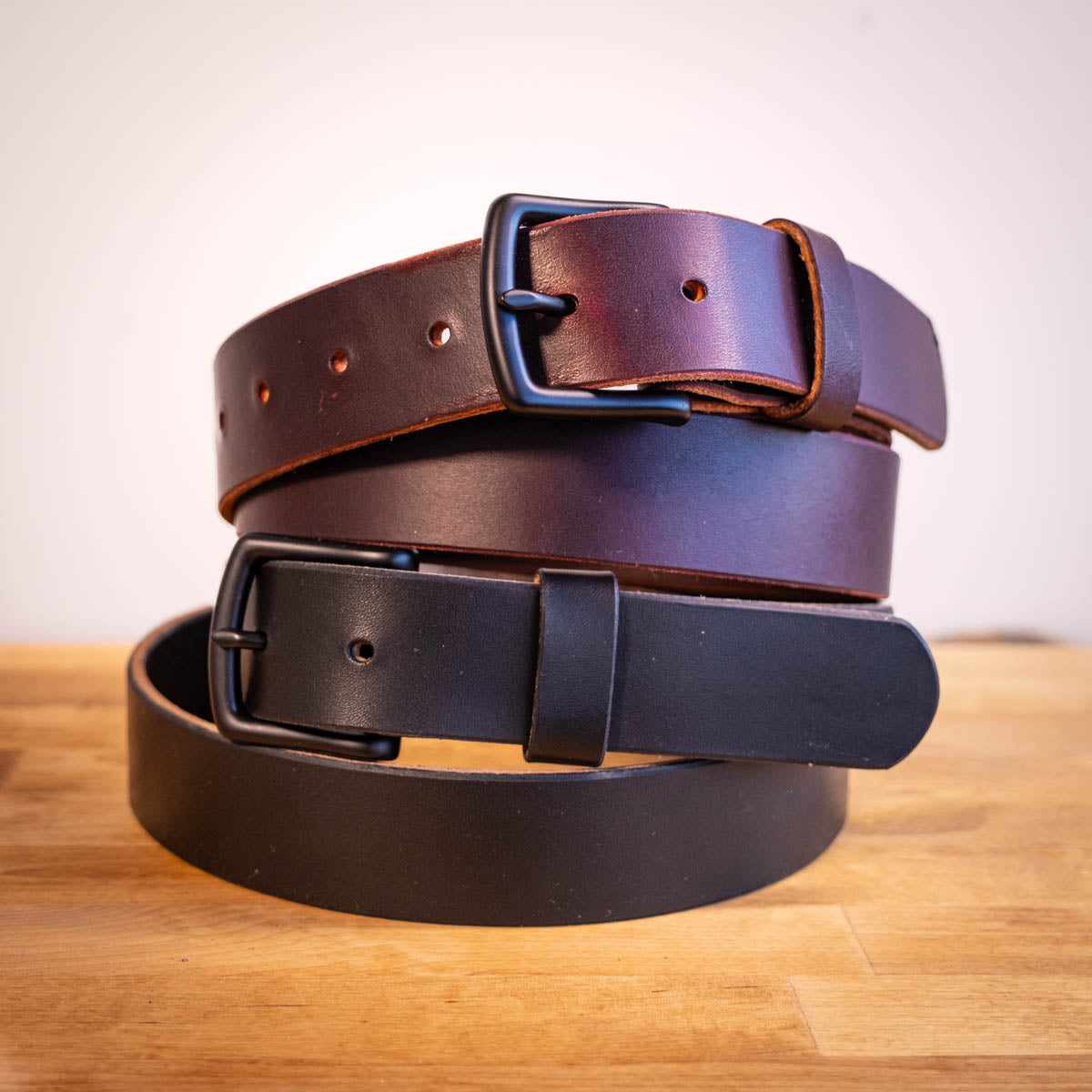 Casual Belt - Blackout Double Stuffed 10oz / Limited Run