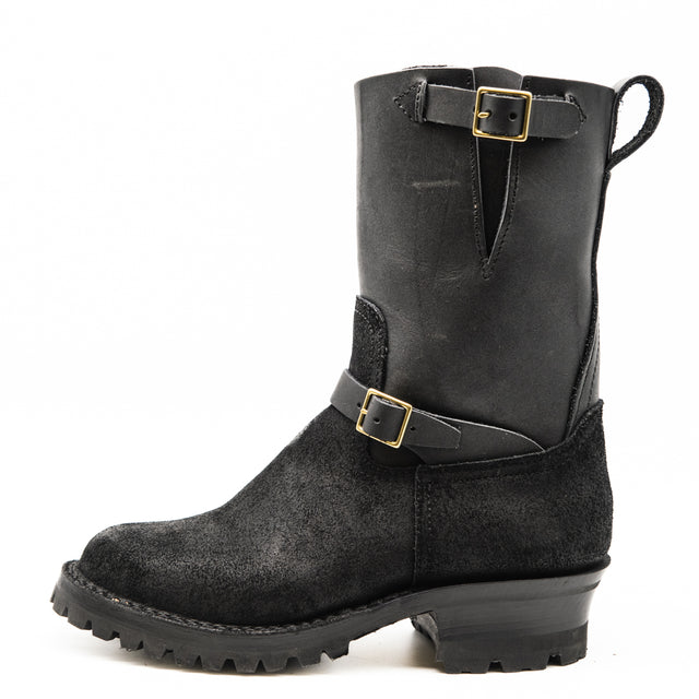 Pullman engineer boot in black