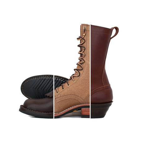 Packer in walnut, tan, and 1964 brown