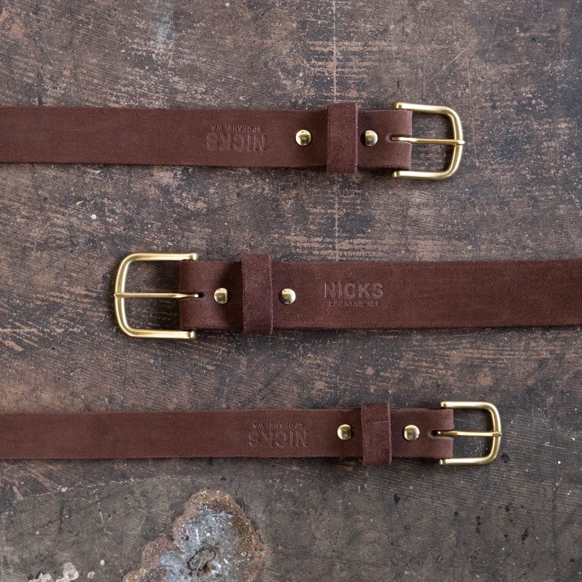 Quick Ship Classic Work Belt - 64 Mahogany