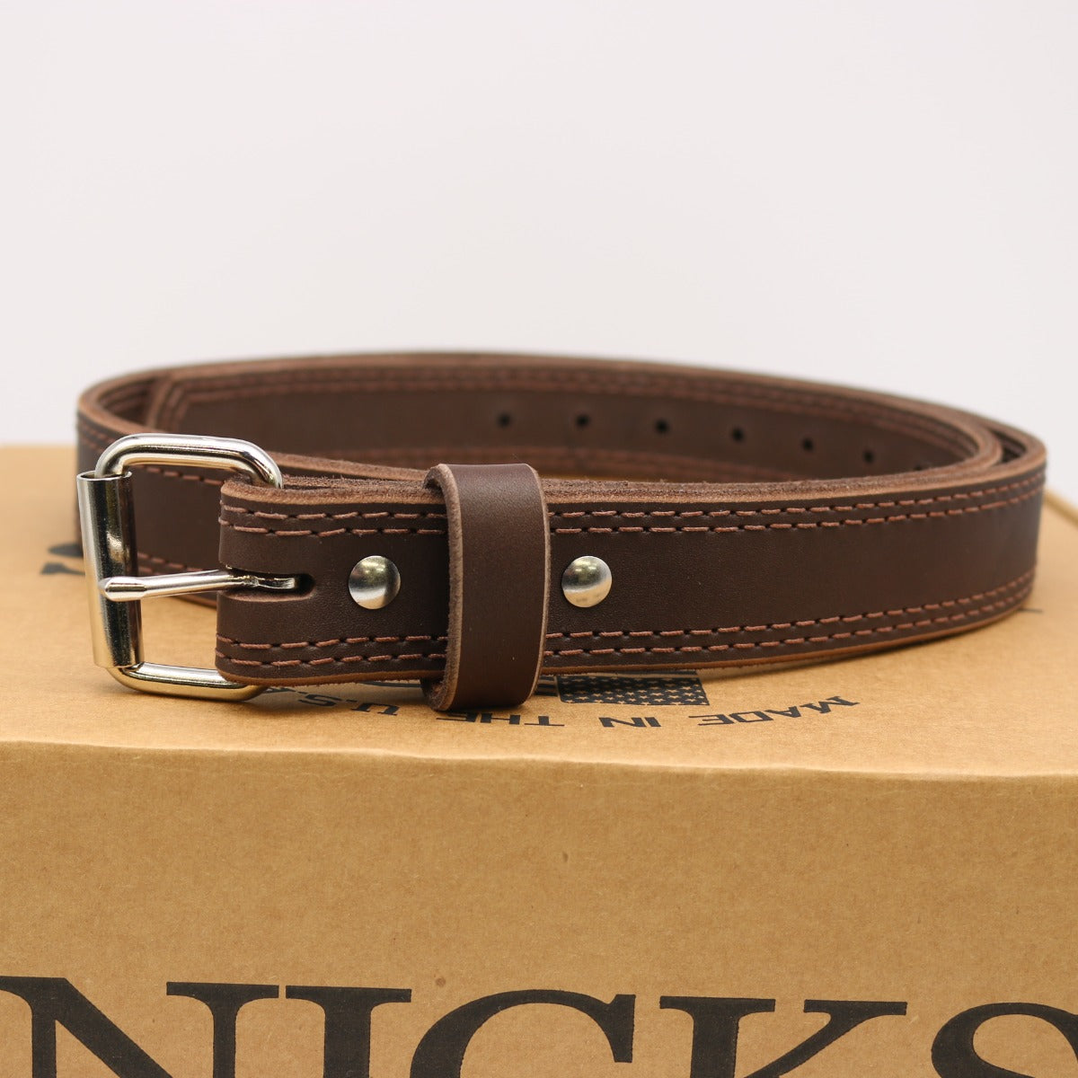 Double Stitched Work Belt 46" - Ready To Wear!