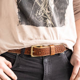American Bison Heritage Belt - Walnut