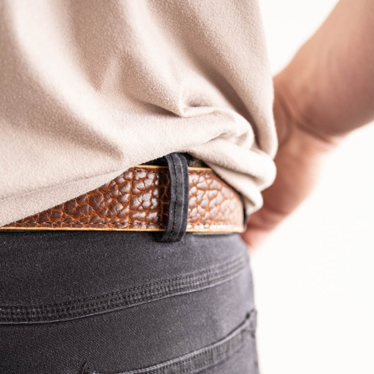 American Bison Heritage Belt - Black