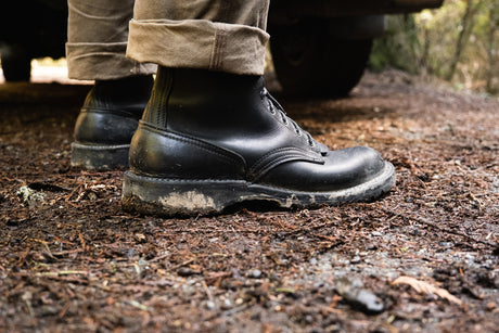 Nicks Tactical Boot Black hiking outdoors