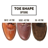 Toe shape examples