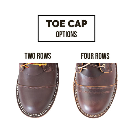 Nicks toe cap options
