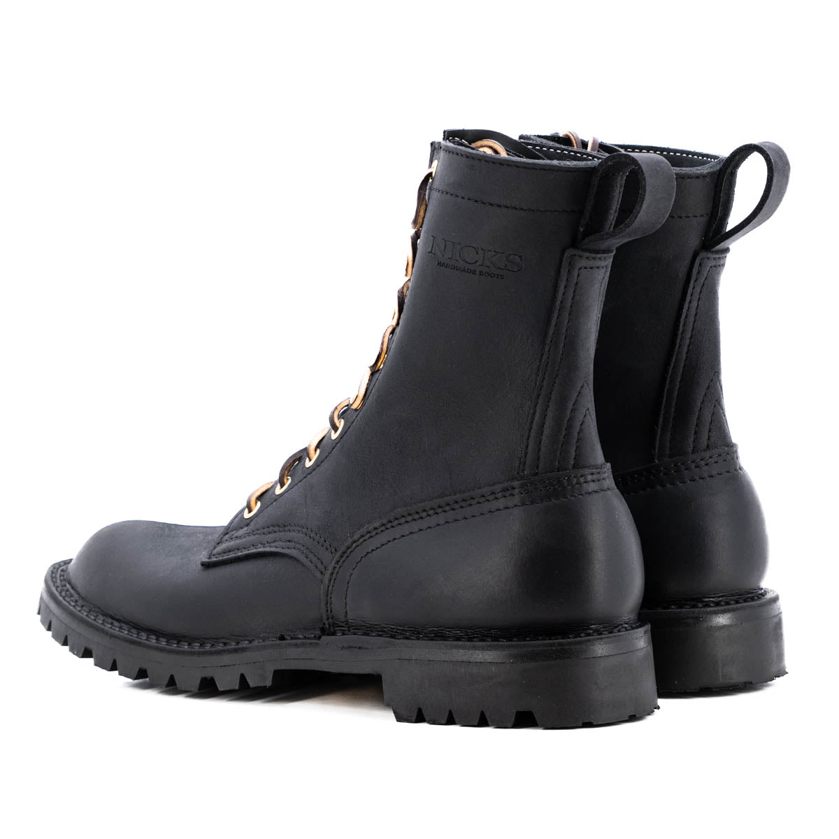 Nicks WaterWork™ with Black Weathershield leather, our most water resistant boot model! Perfect for daily work in all weather environments.