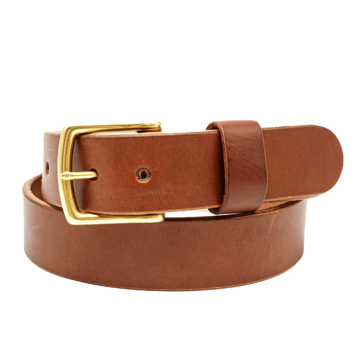 In-Stock Belt / Size 38 / 1.5" / Heavy Duty Work Belt - Medium Brown Wickett & Craig English Bridle