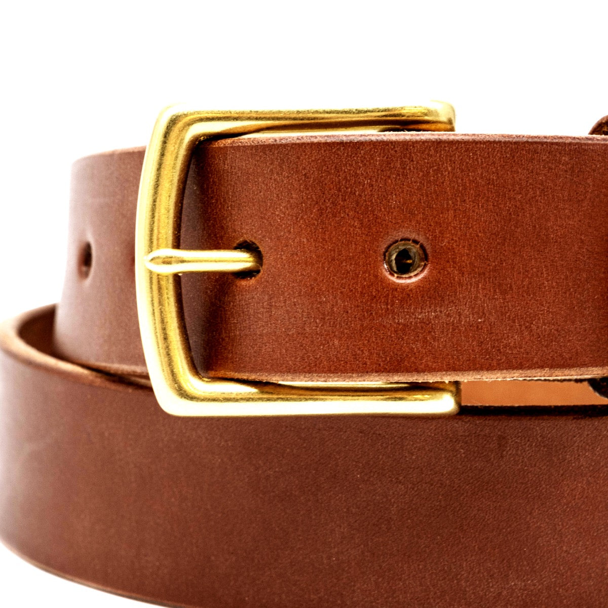 In-Stock Belt / Size 38 / 1.5" / Heavy Duty Work Belt - Medium Brown Wickett & Craig English Bridle