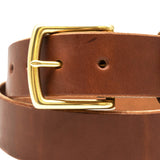 In-Stock Belt / Size 40 / 1.5" / Heavy Duty Work Belt - Medium Brown Wickett & Craig English Bridle