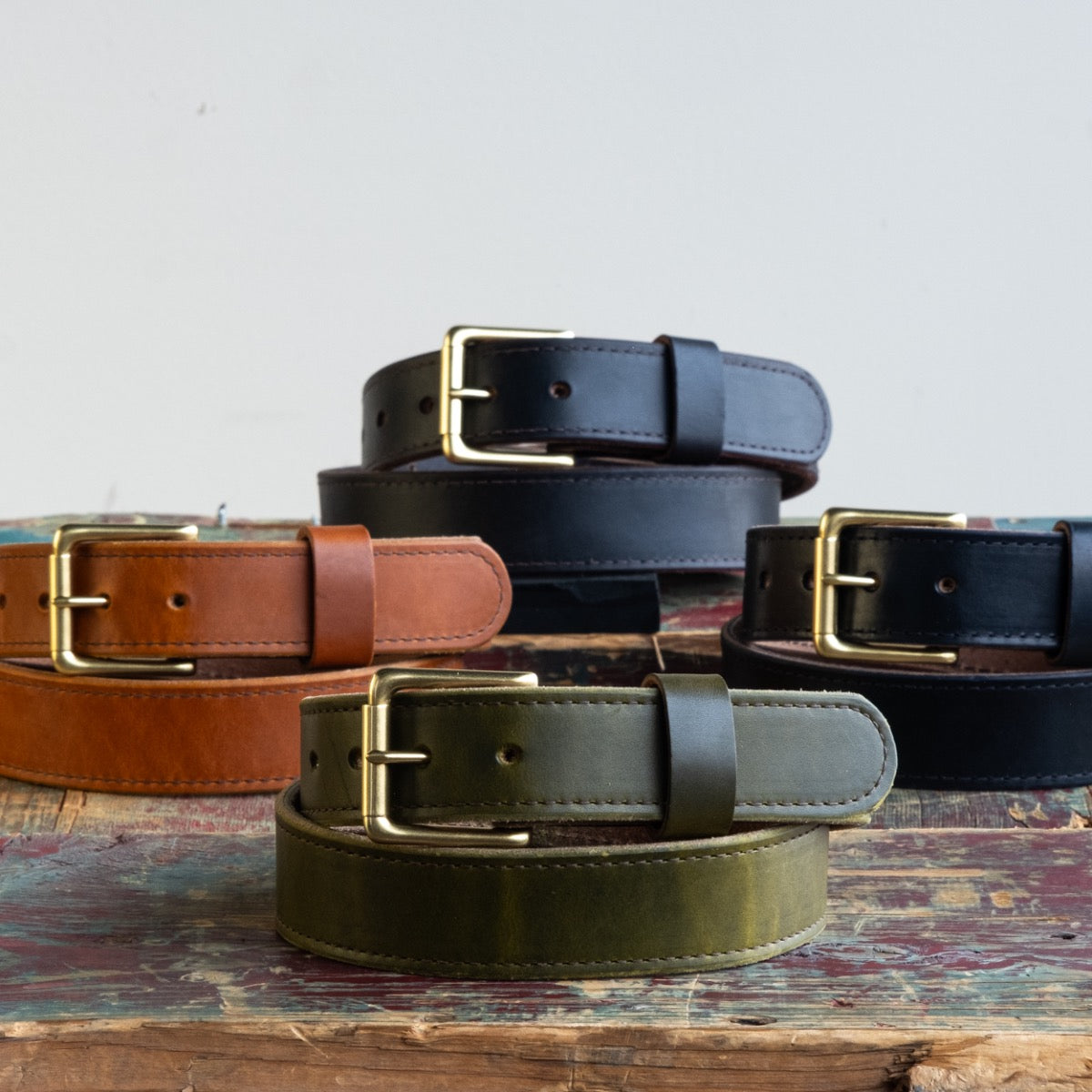 In-Stock Belt / Size 38 / 1.5" / Wickett & Craig Heritage Belt - Black English Bridle