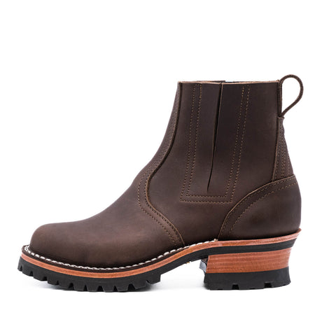 Nicks Work Chelsea Logger in walnut smooth
