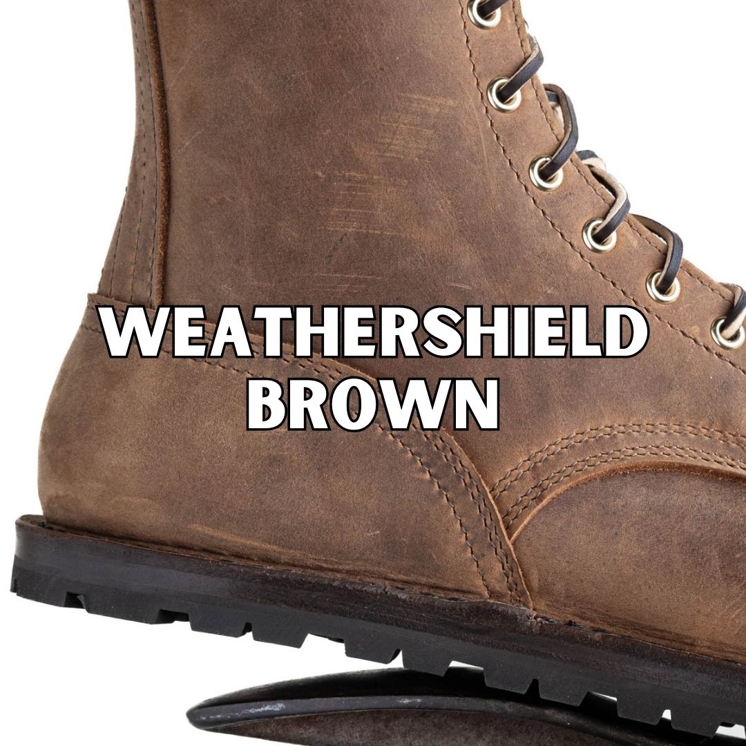 visual example of the weathershield brown leather