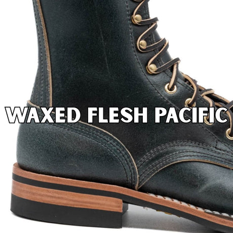 visual example of the pacific waxed flesh leather