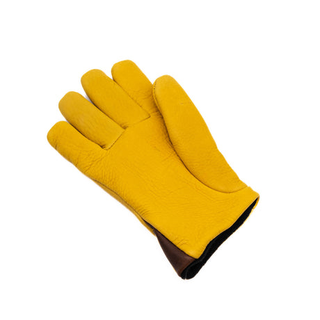 Nicks lined work gloves in gold elk