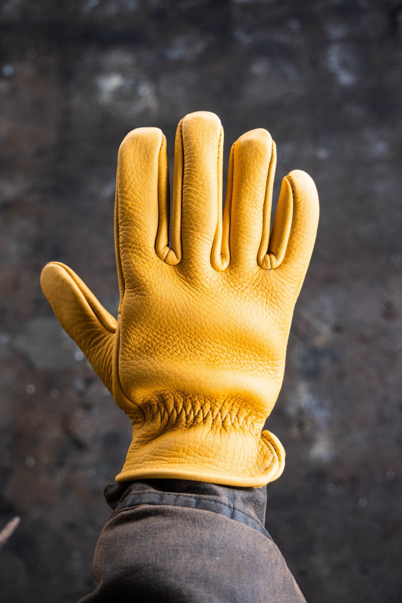 Nicks gold elk gloves