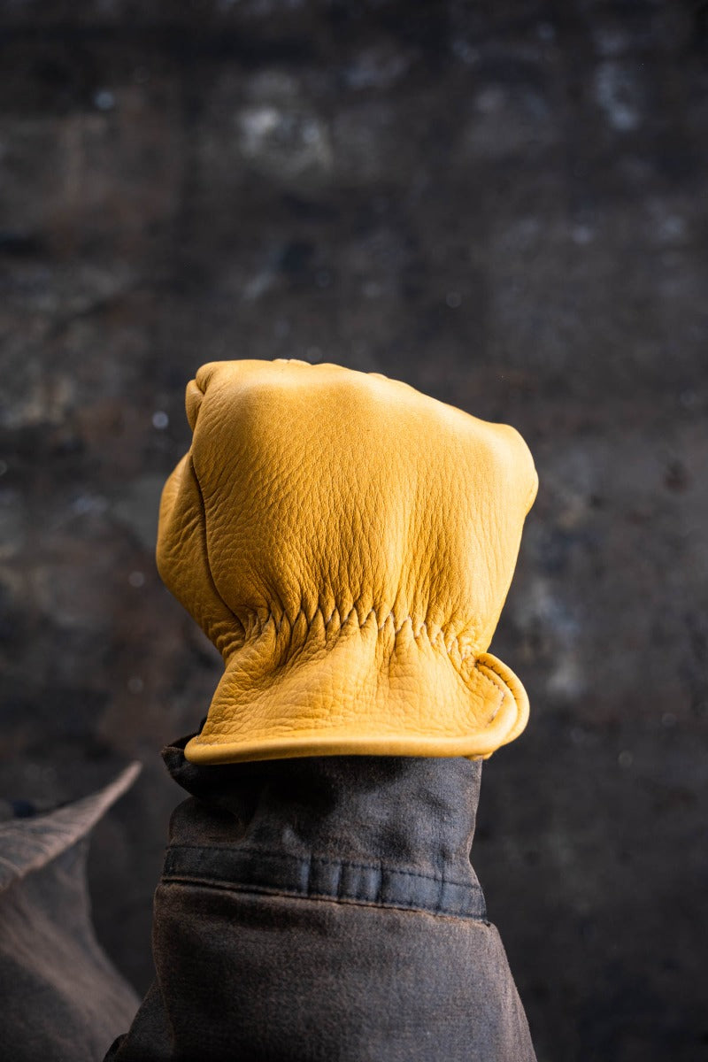 Nicks gold elk gloves