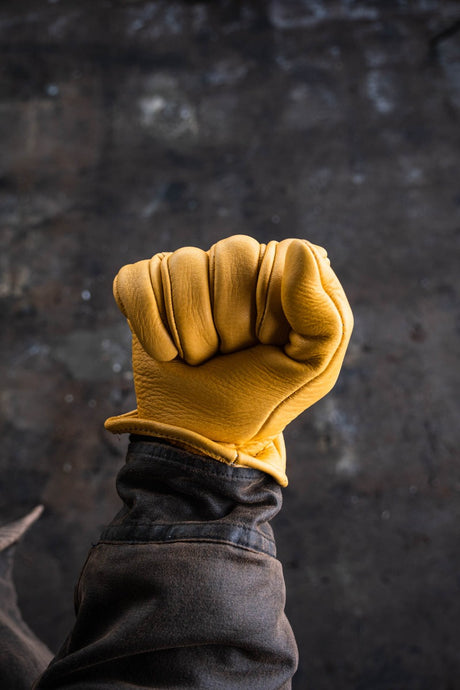 Nicks gold elk gloves