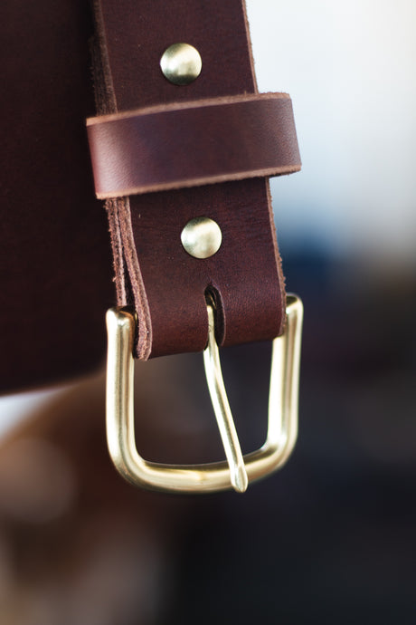 Medium Brown Work Belt